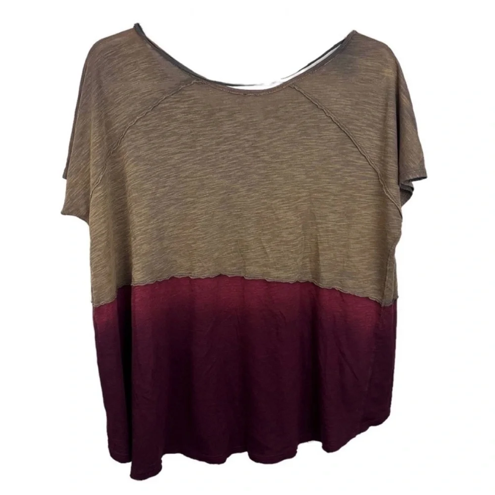 Free People We the Free Midnight Color Block Tee